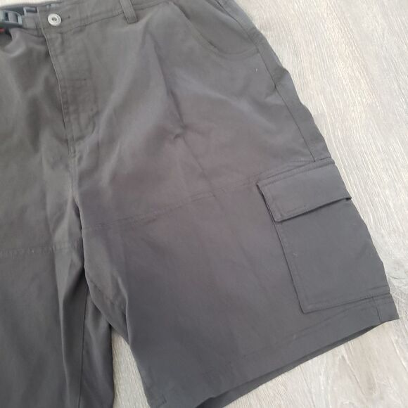 Gerry Men's Outdoor Hiking Quick-Dry Cargo Dark Grey Shorts Size 40 9" Inseam - Picture 6 of 12